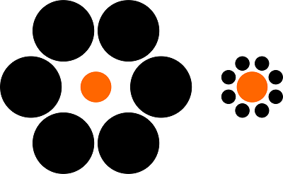 Exploring Relative Size Optical Illusions